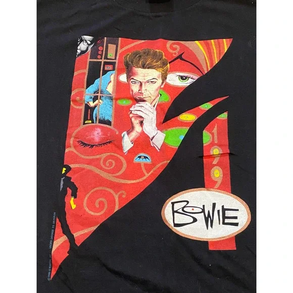 Vintage David Bowie 1990 tour t shirt